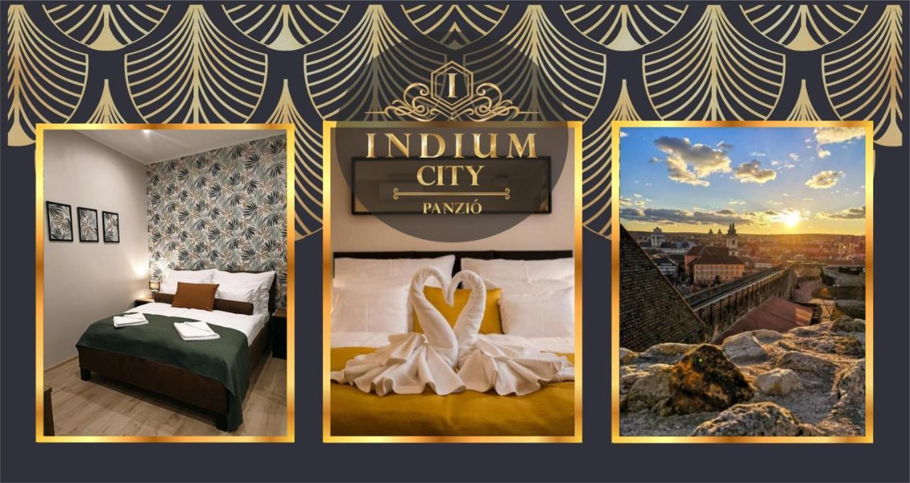 Hotel Indium City Panzió Eger Exterior foto